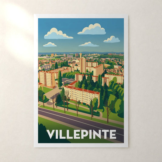 Affiche Villepinte – sans cadre, accrochée au mur