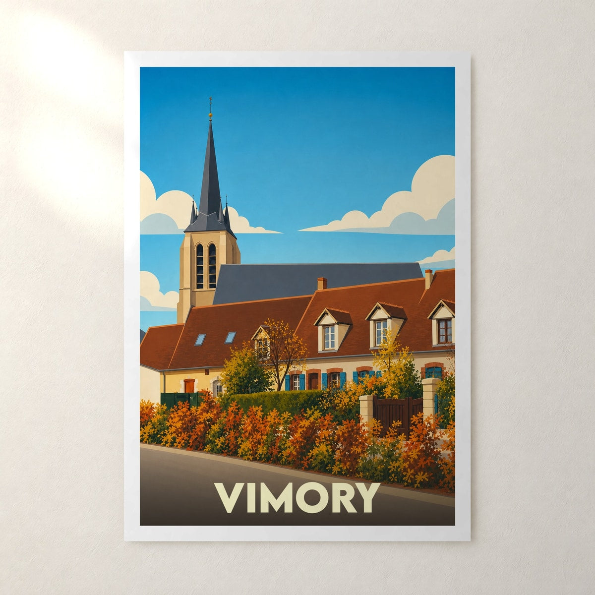 Affiche Vimory – sans cadre, accrochée au mur