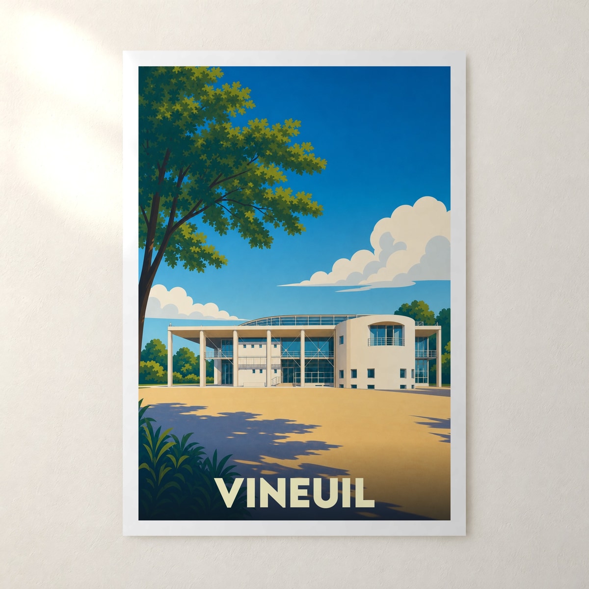 Affiche Vineuil – sans cadre, accrochée au mur