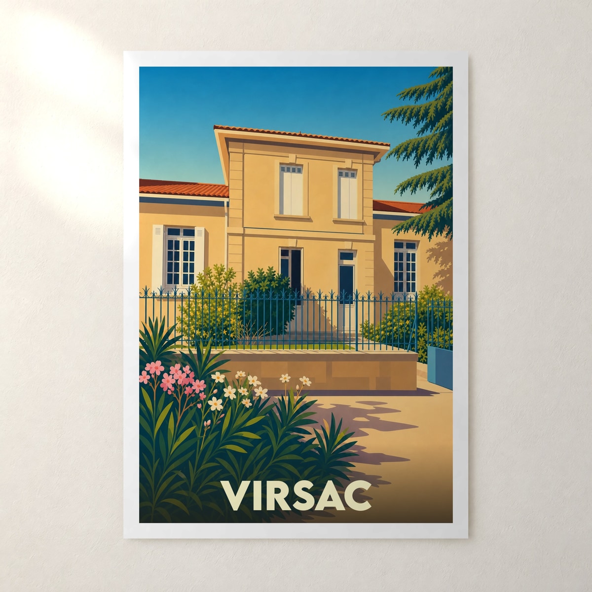 Affiche Virsac – sans cadre, accrochée au mur