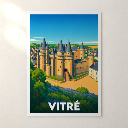 Affiche Vitré – sans cadre, accrochée au mur