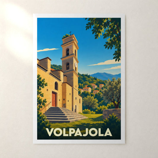 Affiche Volpajola – sans cadre, accrochée au mur