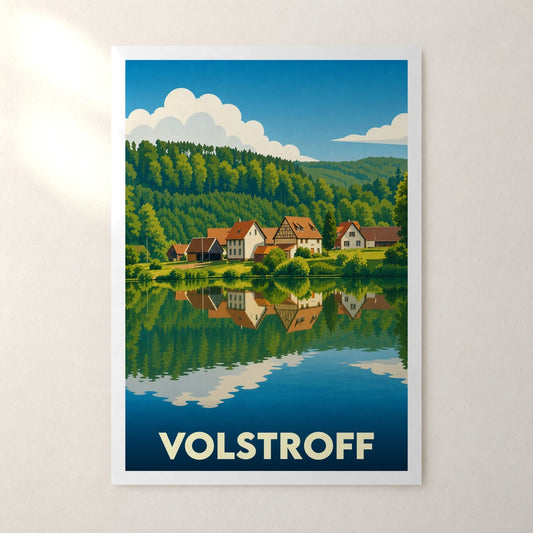 Affiche Volstroff – sans cadre, accrochée au mur