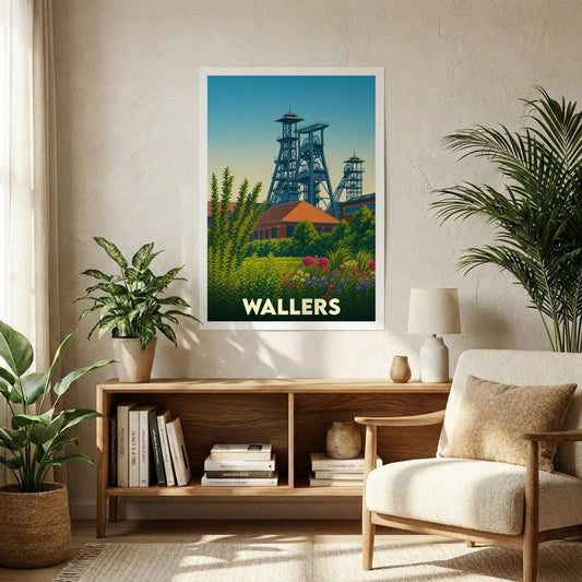Affiche A1 (59,4 x 84,1 cm) Sans cadre souvenir de Wallers
