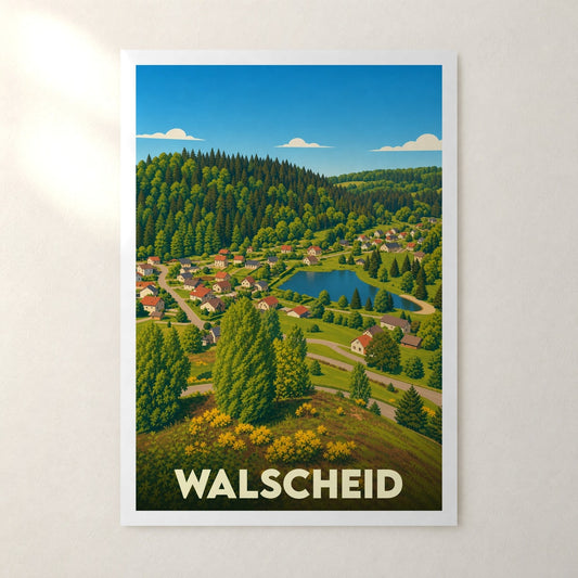 Affiche Walscheid – sans cadre, accrochée au mur