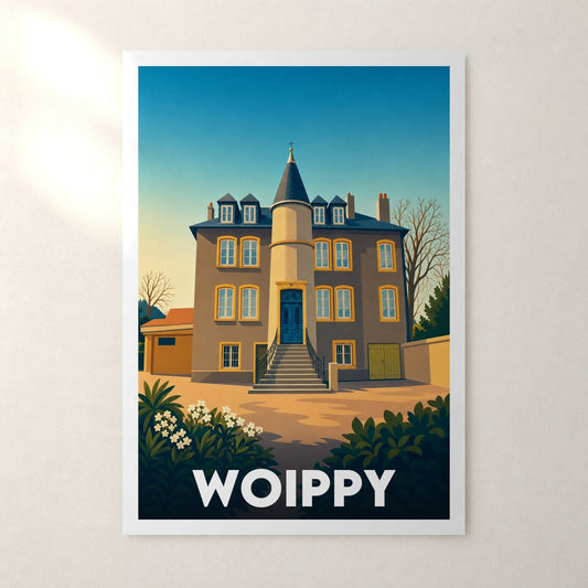 Affiche Woippy – sans cadre, accrochée au mur