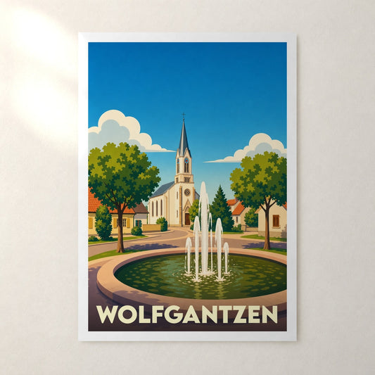 Affiche Wolfgantzen – sans cadre, accrochée au mur