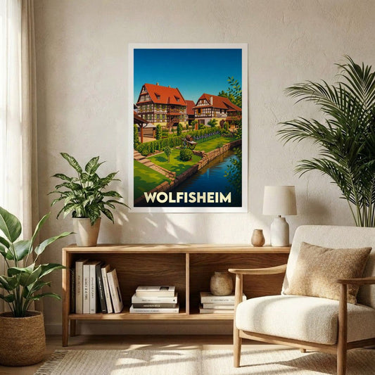 Affiche A1 (59,4 x 84,1 cm) Sans cadre souvenir de Wolfisheim
