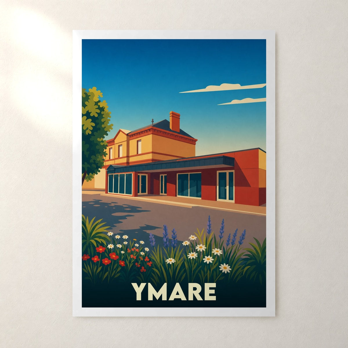 Affiche Ymare – sans cadre, accrochée au mur