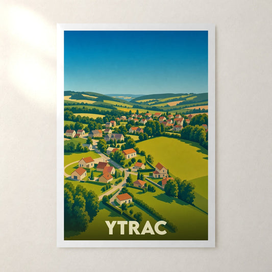 Affiche Ytrac – sans cadre, accrochée au mur