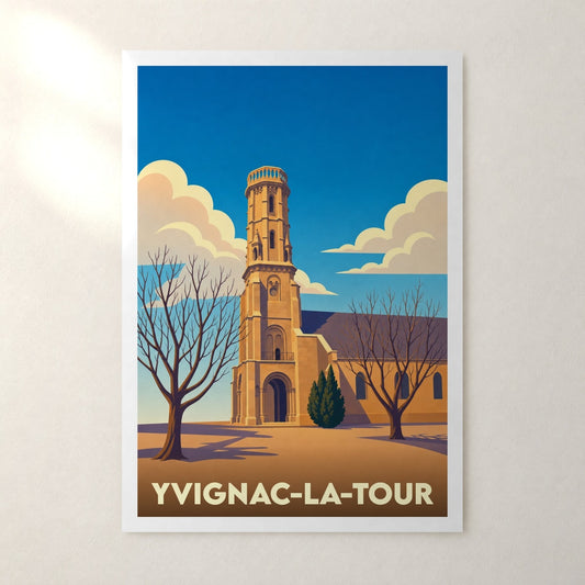 Affiche Yvignac-la-Tour – sans cadre, accrochée au mur