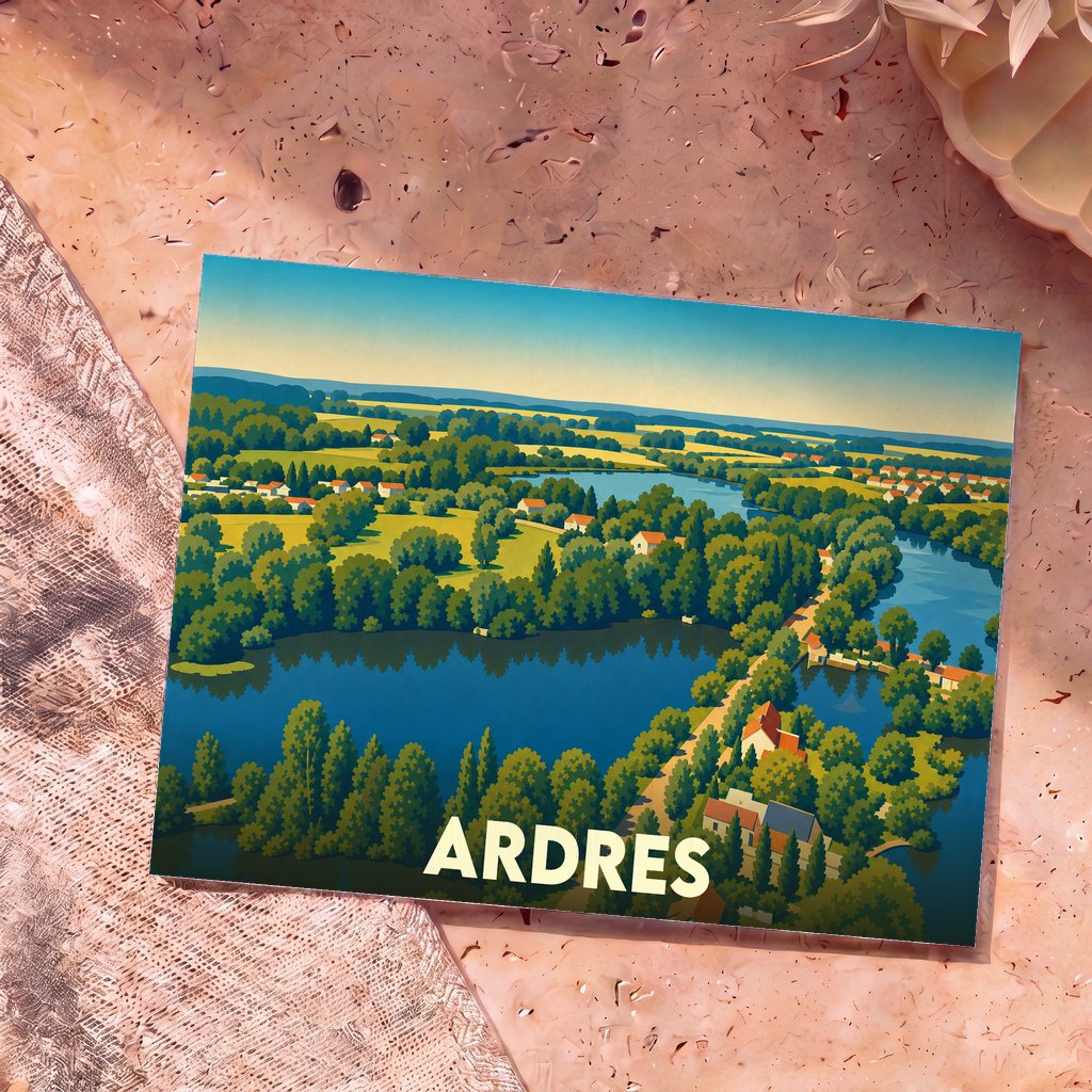 Carte postale souvenir de Ardres