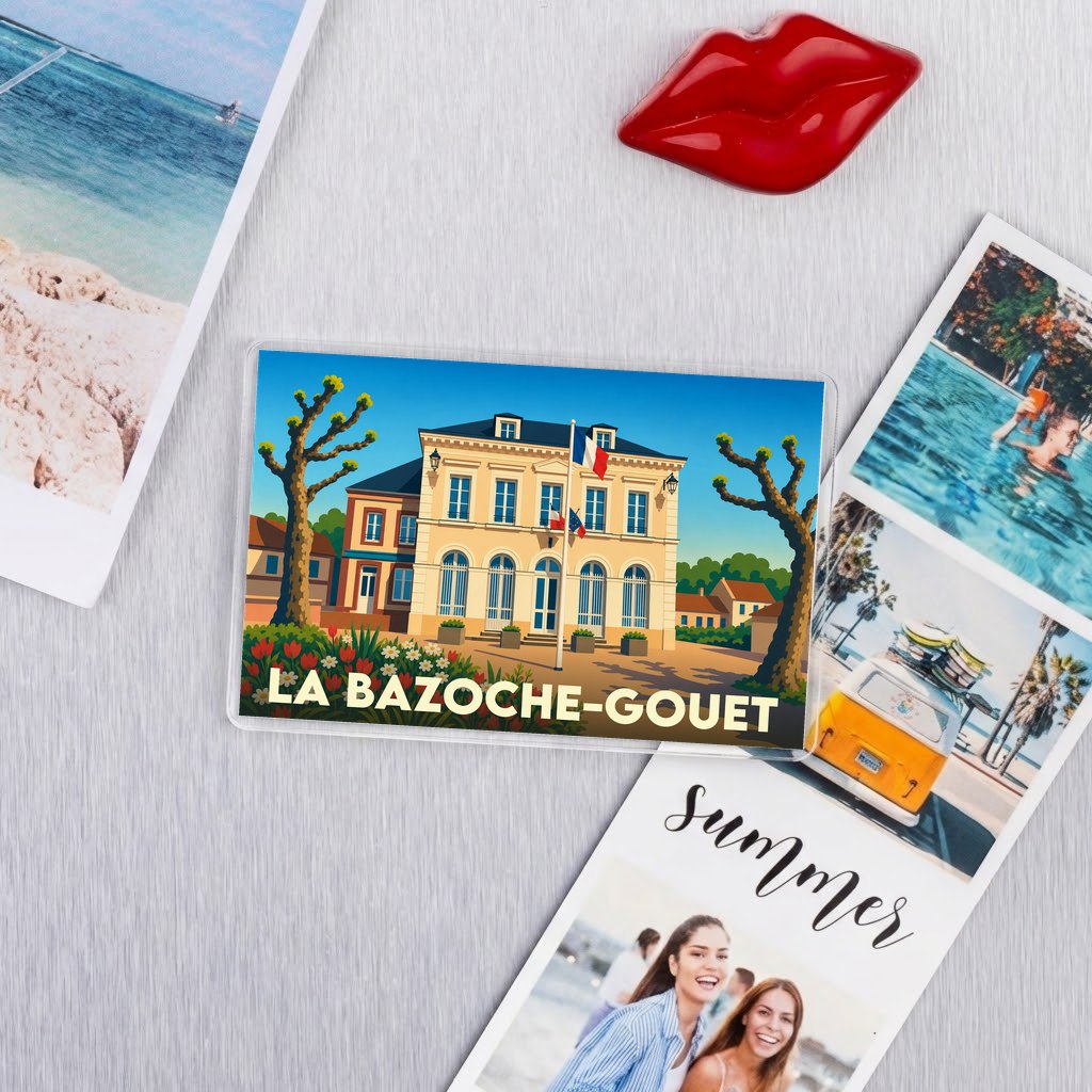 Magnet souvenir de La Bazoche-Gouet