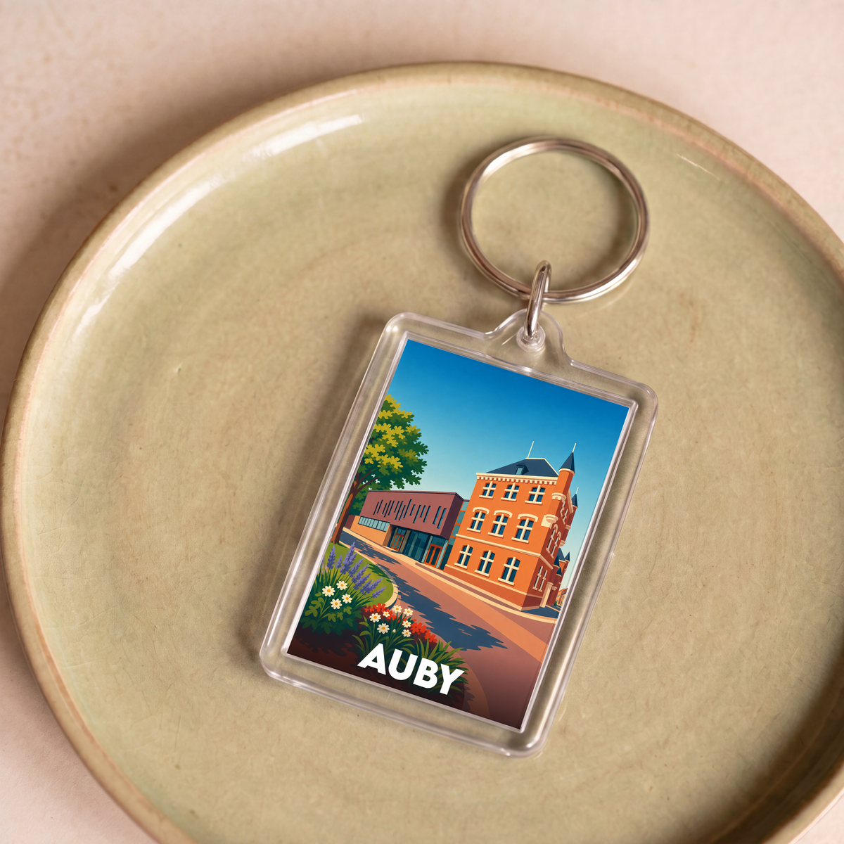 Porte-clés souvenir de Auby