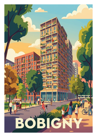 Poster souvenir de Bobigny – image brute sans cadre