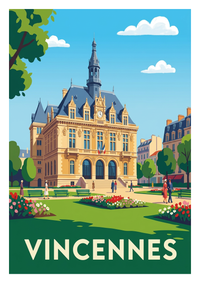 Poster souvenir de Vincennes – image brute sans cadre