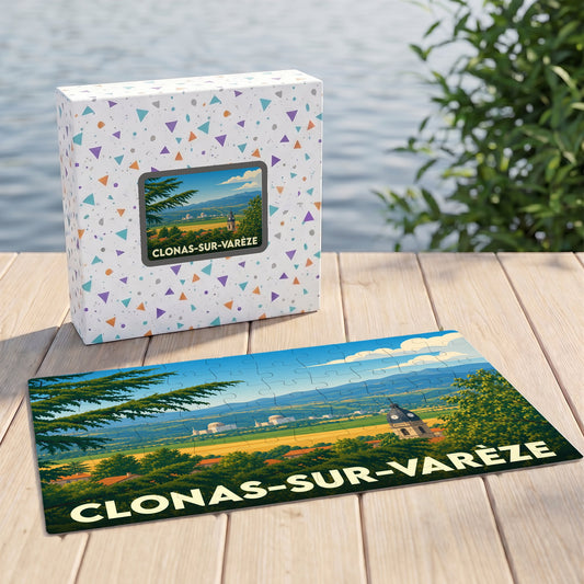 Puzzle souvenir de Clonas-sur-Varèze