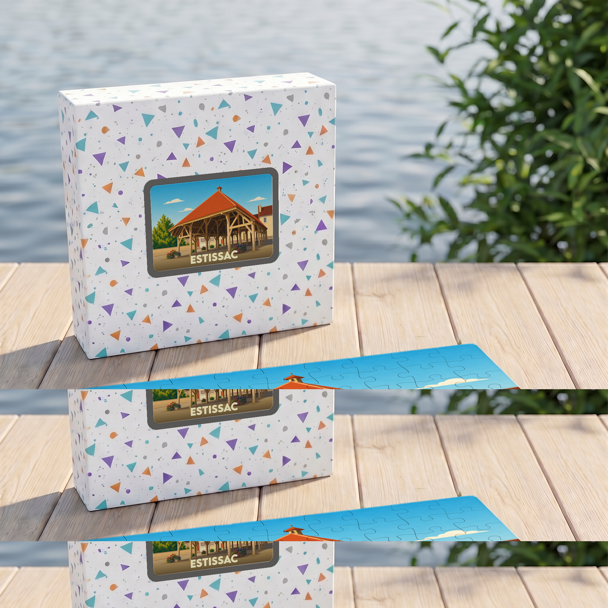 Puzzle souvenir de Estissac