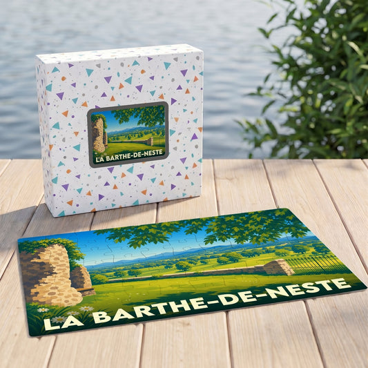 Puzzle souvenir de La Barthe-de-Neste