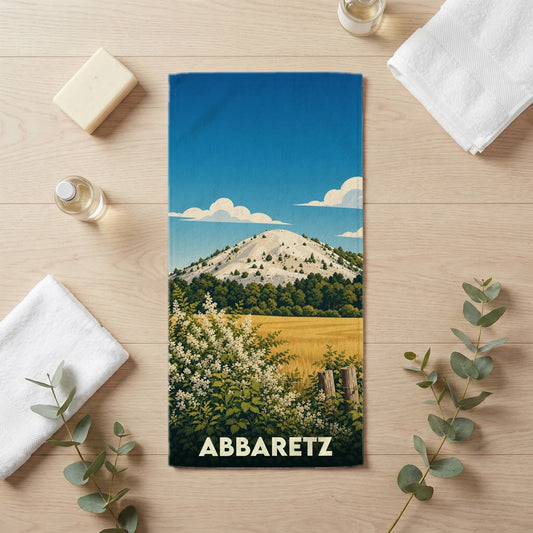 Serviette de bain 30 cm x 60 cm souvenir de Abbaretz