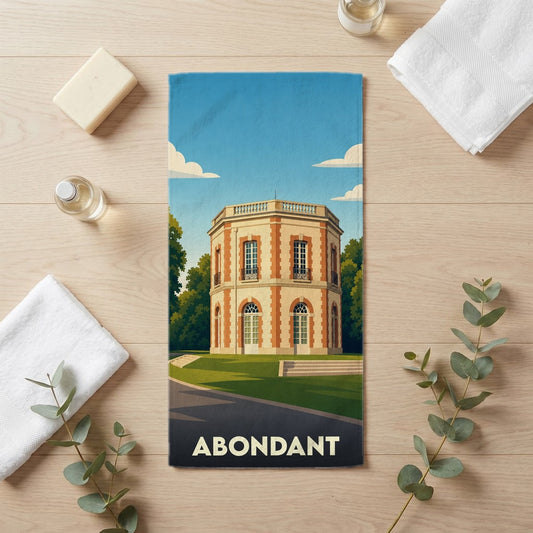Serviette de bain 30 cm x 60 cm souvenir de Abondant