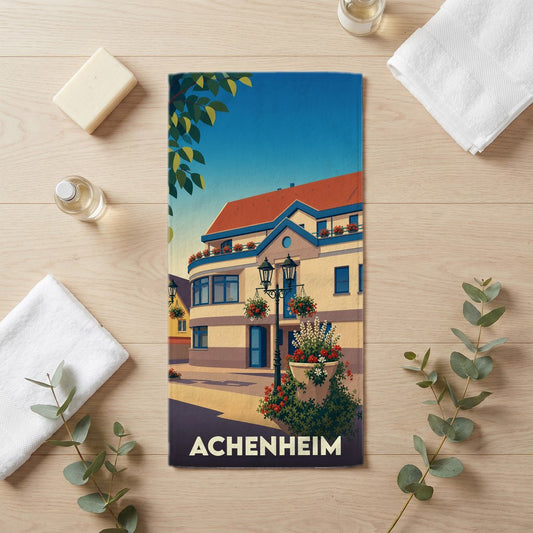 Serviette de bain 30 cm x 60 cm souvenir de Achenheim