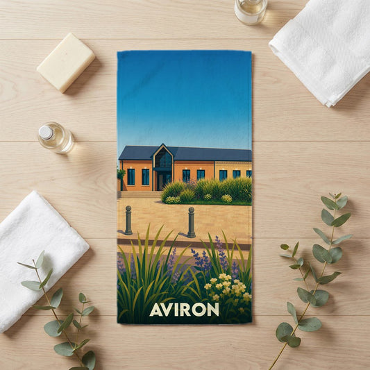 Serviette de bain 30 cm x 60 cm souvenir de Aviron