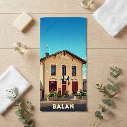 Serviette de bain 30 cm x 60 cm souvenir de Balan