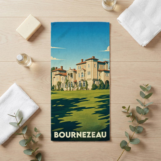 Serviette de bain 30 cm x 60 cm souvenir de Bournezeau