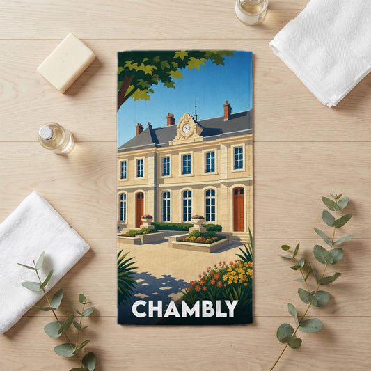 Serviette de bain 30 cm x 60 cm souvenir de Chambly