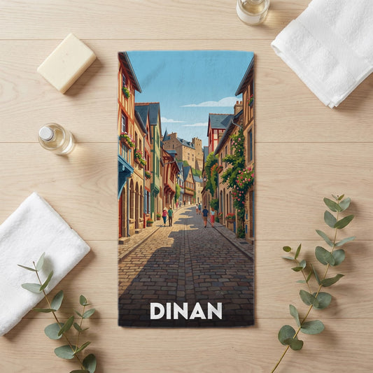 Serviette de bain 30 cm x 60 cm souvenir de Dinan