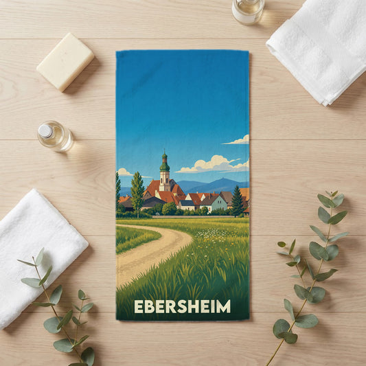Serviette de bain 30 cm x 60 cm souvenir de Ebersheim