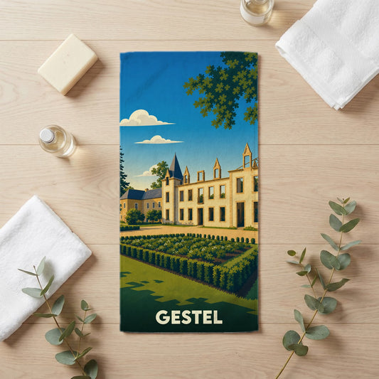 Serviette de bain 30 cm x 60 cm souvenir de Gestel