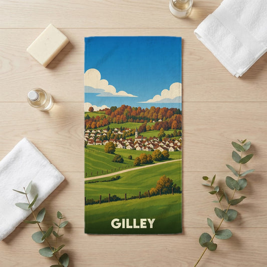 Serviette de bain 30 cm x 60 cm souvenir de Gilley