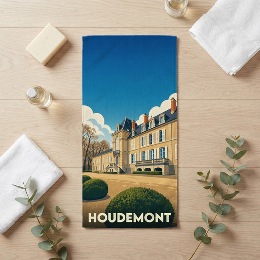Serviette de bain 30 cm x 60 cm souvenir de Houdemont