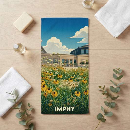 Serviette de bain 30 cm x 60 cm souvenir de Imphy