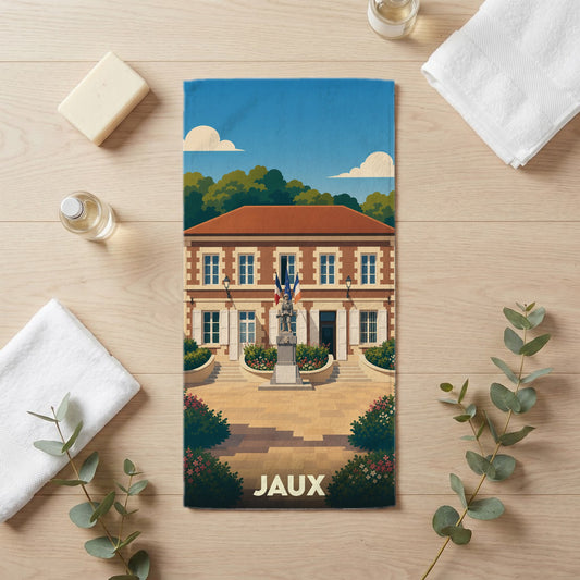 Serviette de bain 30 cm x 60 cm souvenir de Jaux
