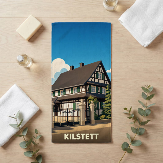 Serviette de bain 30 cm x 60 cm souvenir de Kilstett