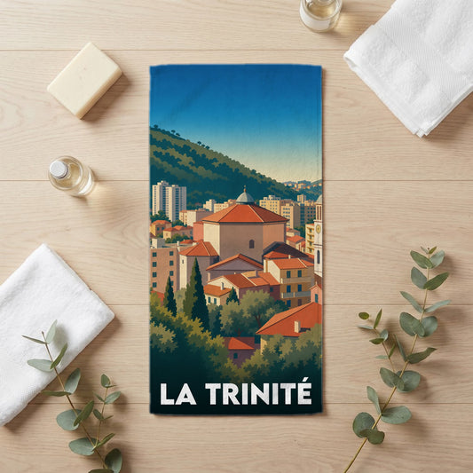 Serviette de bain 30 cm x 60 cm souvenir de La Trinité