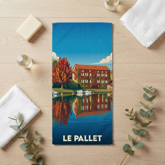 Serviette de bain 30 cm x 60 cm souvenir de Le Pallet