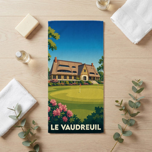 Serviette de bain 30 cm x 60 cm souvenir de Le Vaudreuil