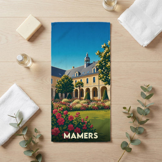 Serviette de bain 30 cm x 60 cm souvenir de Mamers