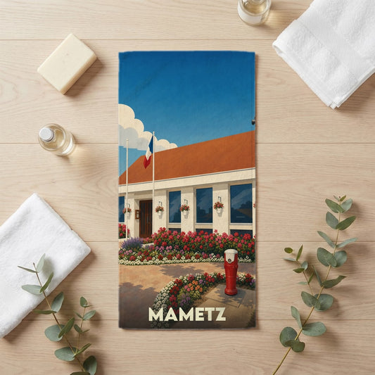 Serviette de bain 30 cm x 60 cm souvenir de Mametz