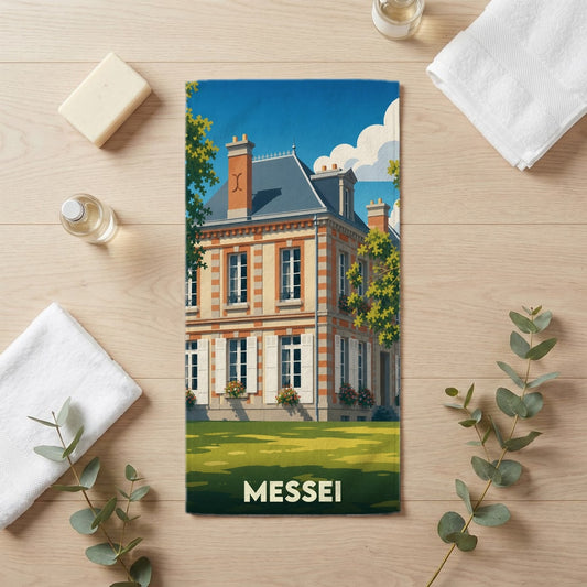 Serviette de bain 30 cm x 60 cm souvenir de Messei