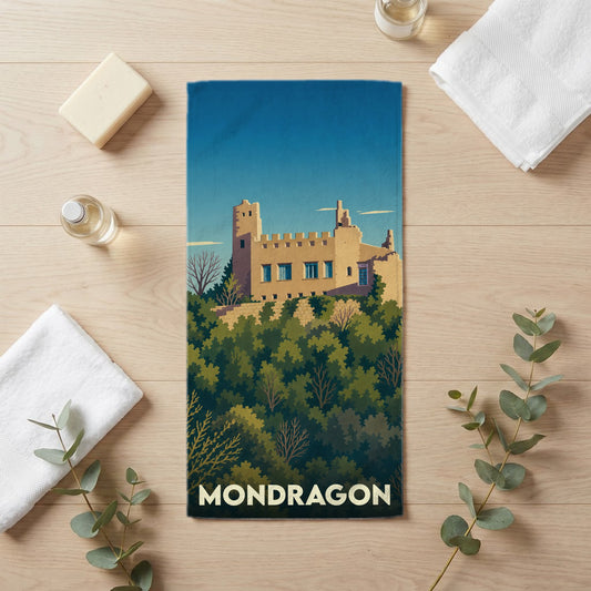 Serviette de bain 30 cm x 60 cm souvenir de Mondragon