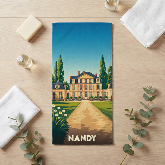 Serviette de bain 30 cm x 60 cm souvenir de Nandy