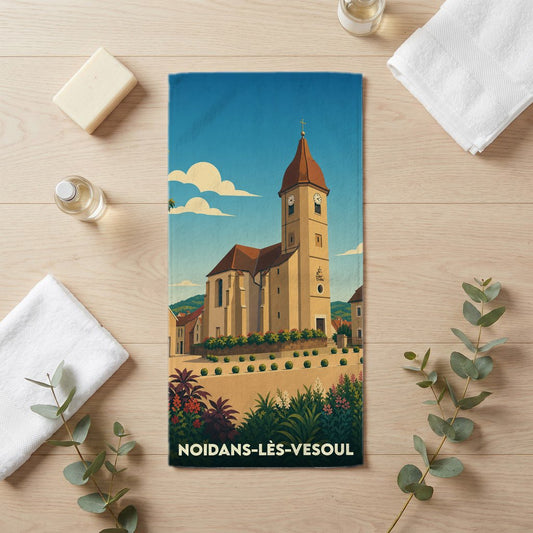 Serviette de bain 30 cm x 60 cm souvenir de Noidans-lès-Vesoul