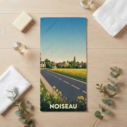 Serviette de bain 30 cm x 60 cm souvenir de Noiseau