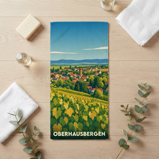 Serviette de bain 30 cm x 60 cm souvenir de Oberhausbergen
