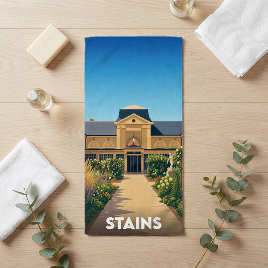 Serviette de bain 30 cm x 60 cm souvenir de Stains